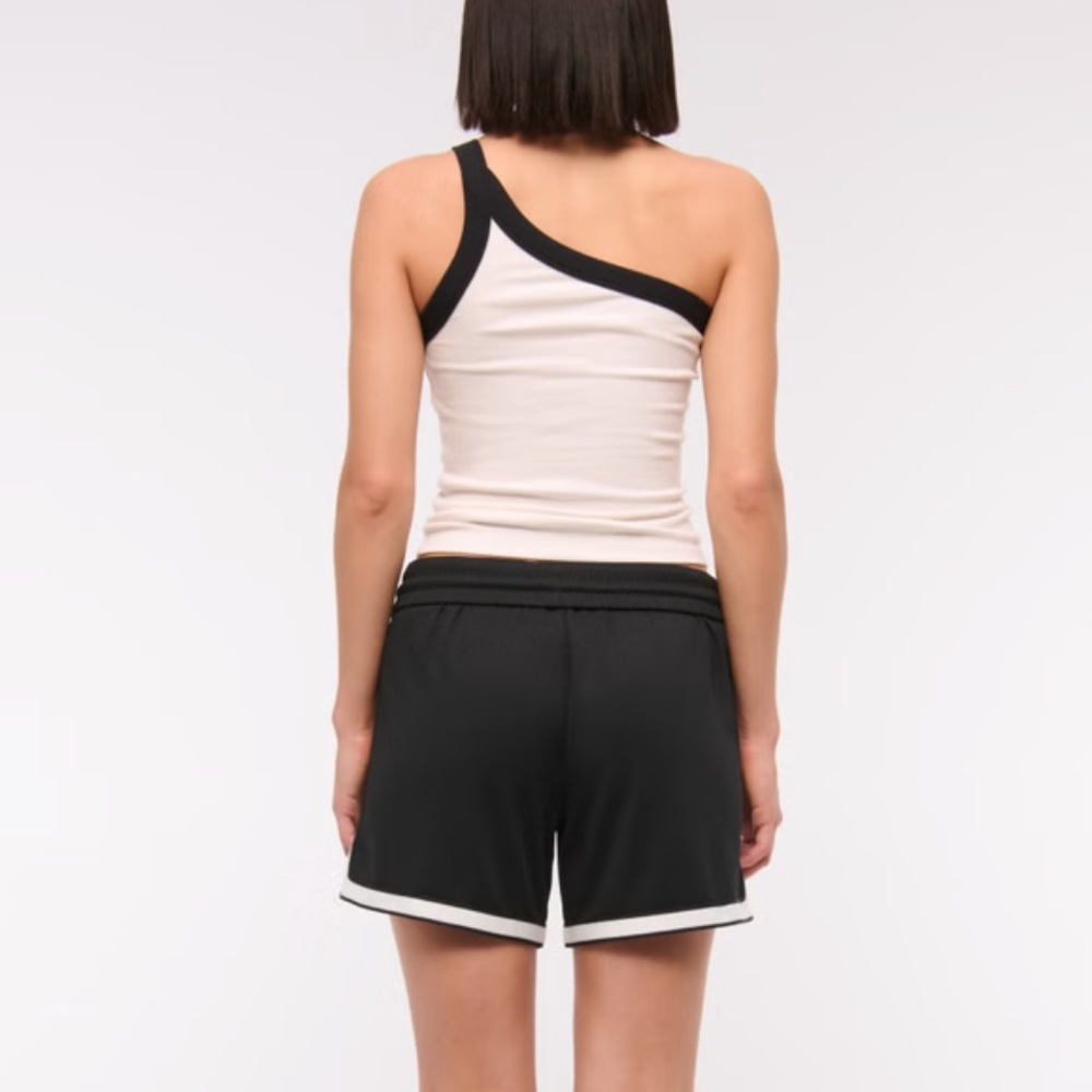 One-Shoulder Rib Tank - Picture 6 of 6